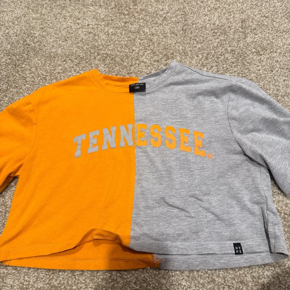 Tennessee Two-Tone Shirt - Orange and Gray